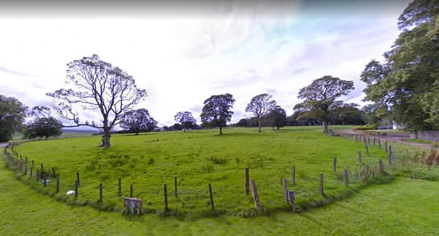 The proposed site pictured from Kersewell Avenue