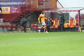 Devante Cole produced a man of the match display for Motherwell in Saturday's win over Kilmarnock (Pic by Ian McFadyen)