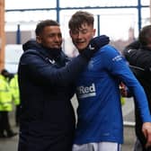 Right-back Nathan Patterson (right) has impressed while deputising for Rangers captain James Tavernier (left).  (Photo by Ian MacNicol/Getty Images)