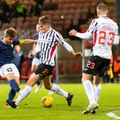 Partick Thistle captain Ross Docherty scored the winning goal.