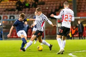 Partick Thistle captain Ross Docherty scored the winning goal.