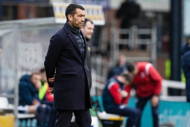 Rangers manager Giovanni van Bronckhorst. (Photo by Alan Harvey / SNS Group)
