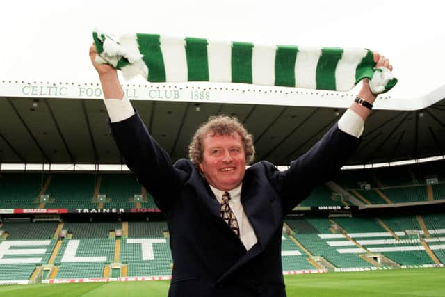 Wim Jansen at his unveiling as Celtic manager. Picture: SNS