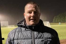 Lanark United manager Jamie McKenzie