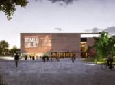 An artist's impression of how the new facility will look