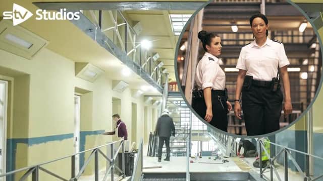The fictional prison, dubbed HMP Long Marsh, was built in the west end of Glasgow’s Kelvinhall for the new Channel 4 drama Screw commissioned by STV studios.