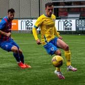 Cumbernauld Colts skipper Stephen O'Neill was on target twice at Vale of Leithen (archive pic: Erin Wilson)