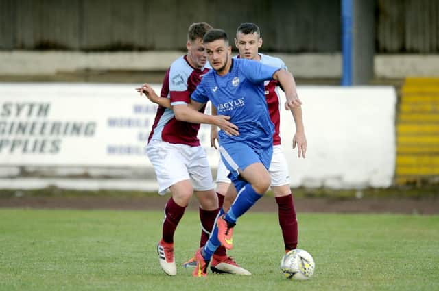 Salim Kouider-Aissa in action for Kilsyth Rangers