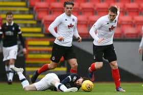 Clyde playing Falkirk last year (Picture by Michael Gillen)