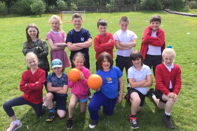 Pupils from Uplawmoor Primary were among 1,500 youngsters to take part