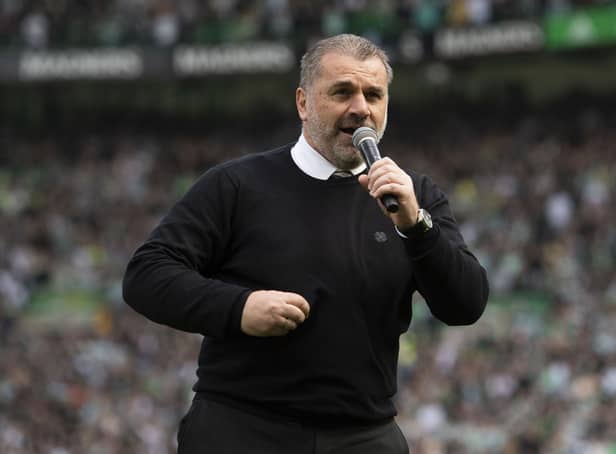 <p>Ange Postecoglou told Celtic supporters his team would be "bigger and better" next season but they have yet to make significant transfer market strides towards that.(Photo by Craig Foy / SNS Group)</p>