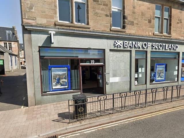The Bearsden branch of Bank of Scotland will close in late July