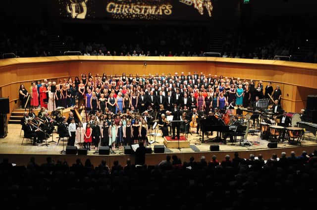 Springfield Choir during a past performance at the Royal Concert Hall