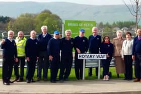 A pre-Covid photo of members of Kirkintilloch Rotary Club