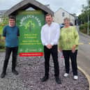 CCI director Niall McShannon with Colin and Catherine.