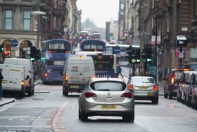 Councillors are to re-assess air quality plans in Glasgow city centre Picture: John Devlin