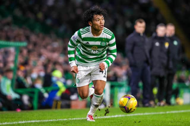 Reo Hatate impressed on his Celtic debut.