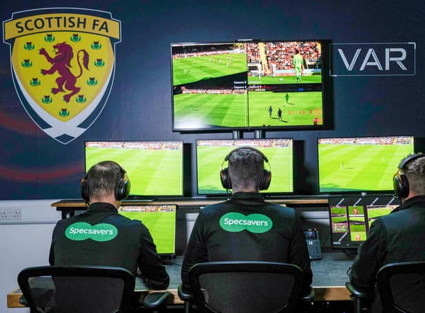 <p>VAR, operated at Clydesdale House near Glasgow, will be introduced to Scottish football this weekend. Picture: Alan Harvey / SNS</p>
