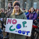 Tens of thousands marched from Kelvingrove Park to Glasgow Green as part of the COP26 Coalition’s Global Day of Action for Climate Justice.