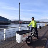You can apply for spaces in new bike shelters being installed around Glasgow. 