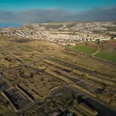 An aerial view of the former Woodhouse Colliery site where West Cumbria Mining (WCM) have been given approval to once again extract coal. Picture: Christopher Furlong/Getty Images