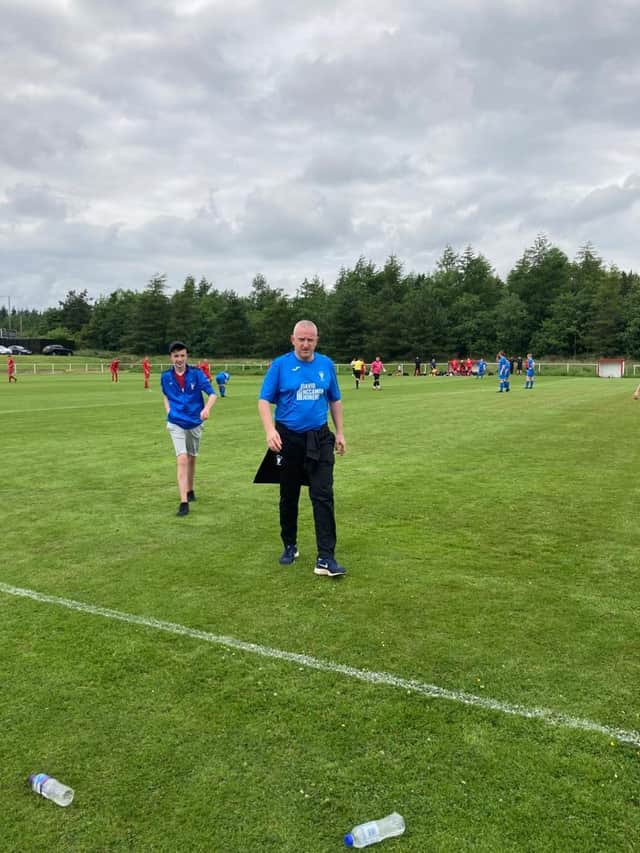 Lanark United interim manager Colin Slater
