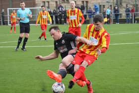 Rossvale played Pollok in the Scottish Junior Cup in 2018 (pic: HT Photography/@dibsy_)