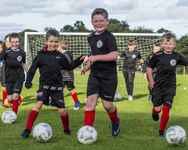 Youngsters have a great opportunity to work their way through the ranks at Bo'ness United (Pic by Alan Peebles)