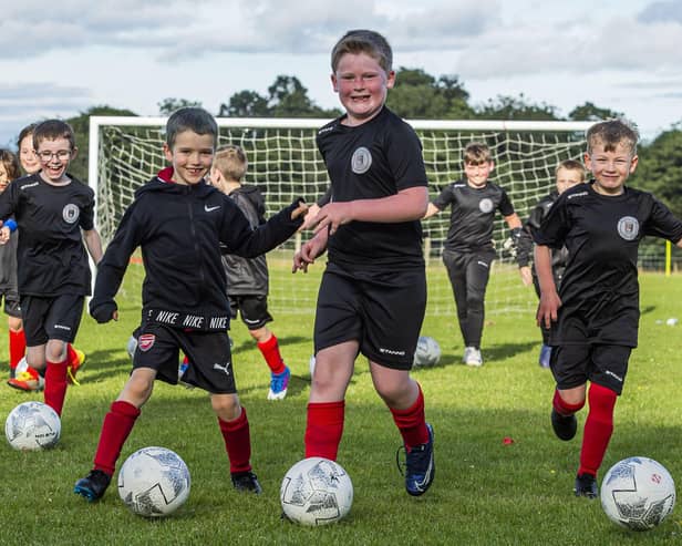 Youngsters have a great opportunity to work their way through the ranks at Bo'ness United (Pic by Alan Peebles)