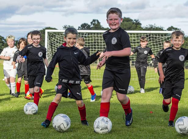 Youngsters have a great opportunity to work their way through the ranks at Bo'ness United (Pic by Alan Peebles)