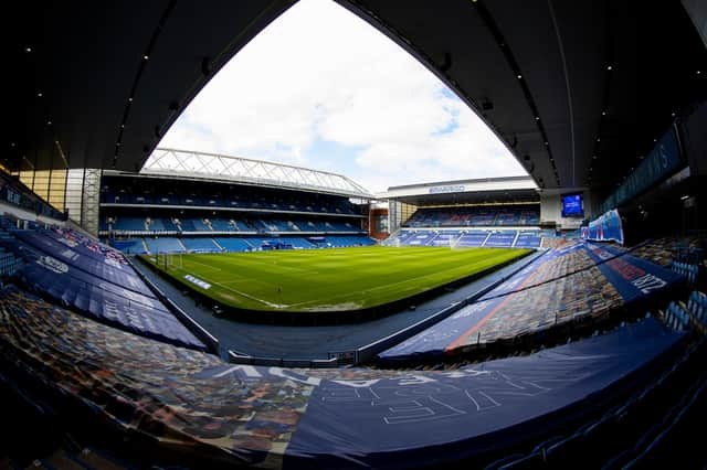 A general view of Ibrox