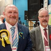 Owen O’Donnell (right) is set to replace fellow Newton Mearns North and Neilston councillor Tony Buchanan (left) as council leader