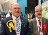 Owen O’Donnell (right) is set to replace fellow Newton Mearns North and Neilston councillor Tony Buchanan (left) as council leader
