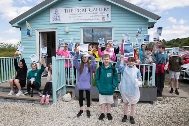 Balmalloch Primary pupils at Port Gallery