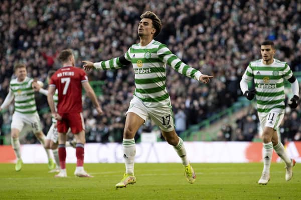 Jota netted the goal for Celtic in their 1-1 draw with Rangers.  (Photo by Alan Harvey / SNS Group)