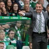 Celtic manager Brendan Rodgers oversaw a 4-2 win in his first competitive game back at the club.