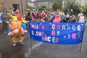 Milton Grange parade banner.