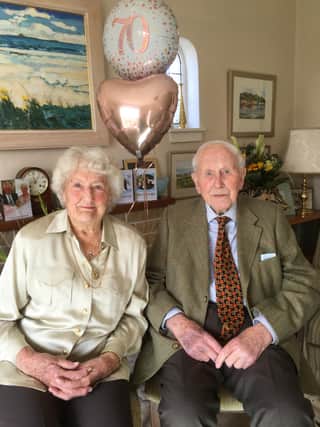 Ursula and Douglas MacLeod clock up their 70th wedding anniversary