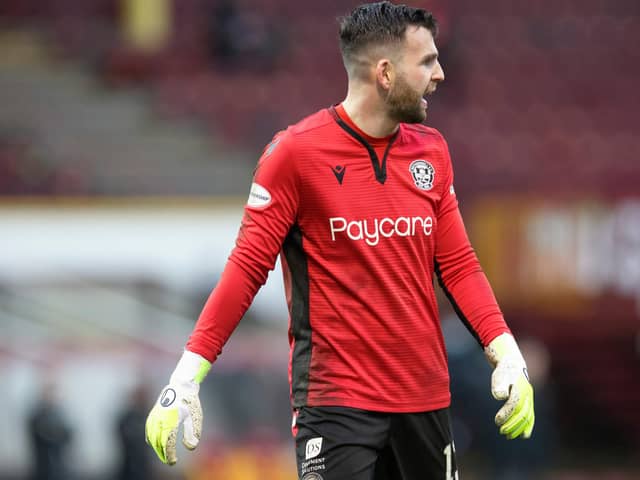 Liam Kelly in action against St Johnstone on Saturday (Pic by Ian McFadyen)