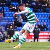 In netting Celtic's final goal in their 4-1 victory away to St Johnstone, David Turnbull ensured his team have now bagged four goals in four of their past eight league outings.  (Photo by Alan Harvey / SNS Group)