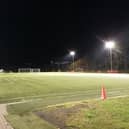 The new floodlit pitch in Carluke's Burn Road (Pic courtesy of Milton Rovers)
