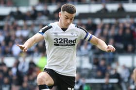 Tom Lawrence is a free agent after his Derby County contract ran out and Sheffield United want to bring the player to Bramall Lane (photo by Cameron Smith/Getty Images).