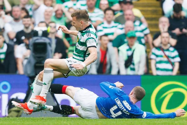 The game changed on John Lundstram's red card for this tackle on Alistair Johnston.