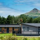 Stunning views of Roseberry Topping from the Angrove Country Park lodges. Image: Mike Whorley Photography