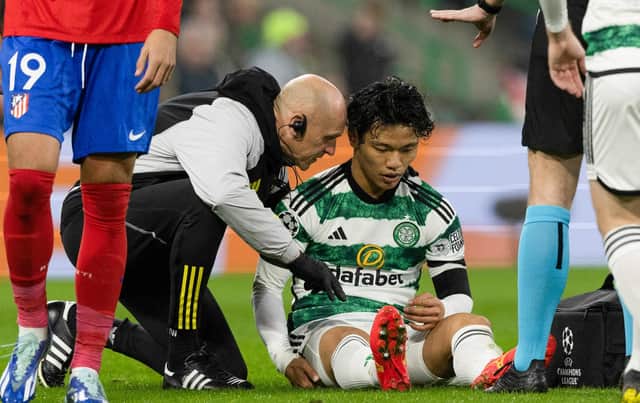 Reo Hatate will miss a chunk of Celtic matches due to injury.