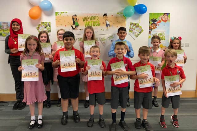 Readers at Giffnock Library celebrate their success