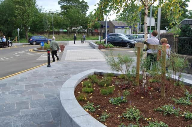 The Lenzie Station Improvement Project delivered enhancements to the station car park and Lenzie Cross area