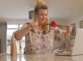 Rosie Ramsey gets to grips with making a bird feeder