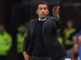 Rangers' manager Giovanni Van Bronckhorst during the 3-0 defeat to Napoli at Ibrox on Wednesday. (Photo by Craig Foy / SNS Group)