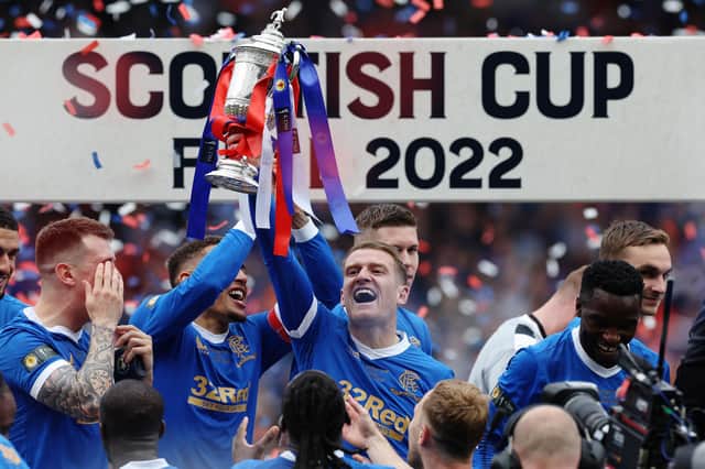 Steven Davis won Scottish Cup with Rangers on Saturday